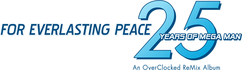 For Everlasting Peace: 25 Years of Mega Man (logo)